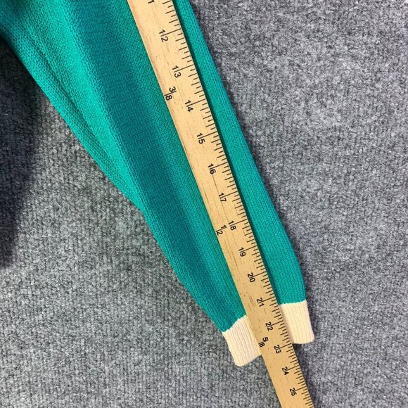 NWT $183 St.‎ John Sportwear Open Front Cardigan Turquoise Blue Women’s Sz Small - Picture 4 of 9